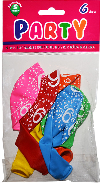 Latex blöðrur vörunr. 70606-00